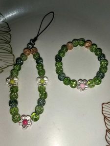 Phone Charm And Bracelet
