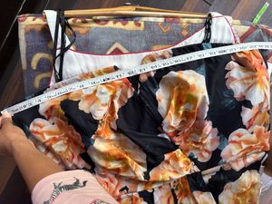 Floral Tube Gown (bust :46-48)plus Size