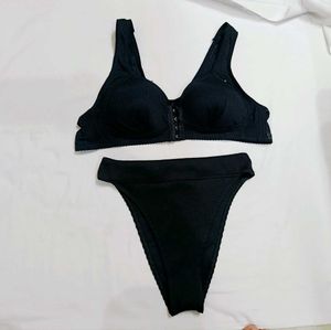 🇳🇿💫💗Black Bra Penty Set Imported Stuff