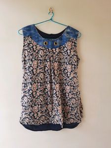 Floral Sleeveless Top