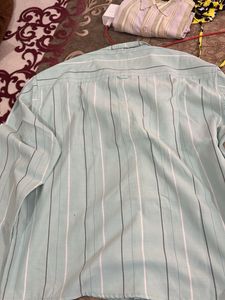 Striped Button-Down Shirt