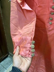 party wear coral suit set