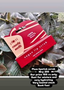 Plum Vegan Lip Scrub