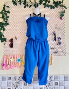 Size S/ M 🎁Buy 2 Get 1 Free 🎁Blue Jumpsuit