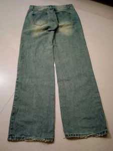 vintage washed jeans