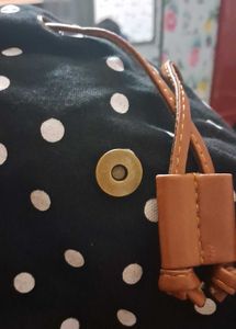 Black  Polka Dot Crossbody Bag