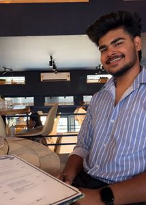 Patterned Button-Down Shirt