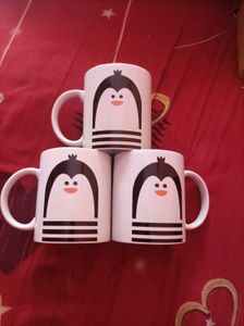 Cute Penguin Coffee Mug Pack Of ( 3 )