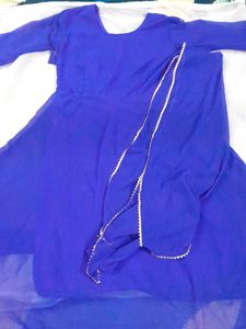 Royal Blue Anarkali Suit