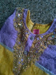 Beautiful Festive Kurtas Designed With Pearls