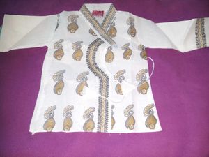 Ethnic White Cotton Dhoti