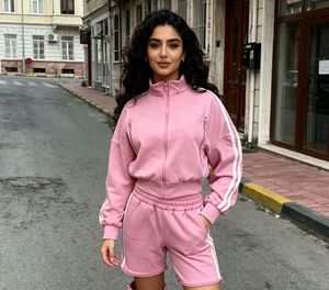 Pink 3in1 Style Tracksuit Set