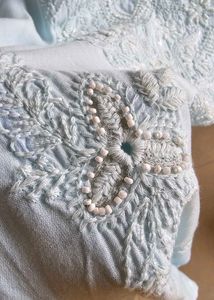 Hand Embroidered Chikan Suit