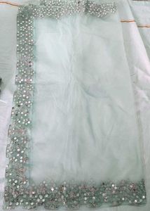 Elegant Light Blue Lehenga Choli