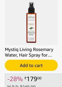Rosemary Water for Hair Growth