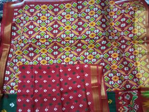 Patola Silk Saree - ApcoDesign -WithUnstichedBlous