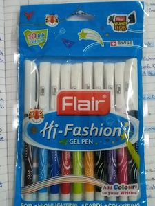Flair Hi-Fashion Gel Pens - 10 Colors!