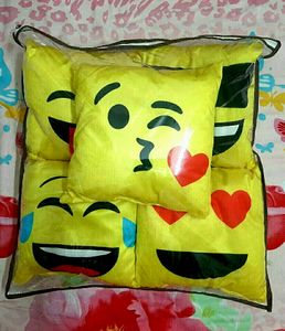 Cute Smiley Cushions Set Of 5 Pc