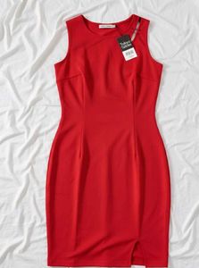 With Tag Red Bodycon Dress