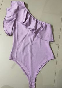 One Shoulder BodySuit Top