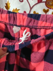 Red &amp; Black Checked Lounge Pants