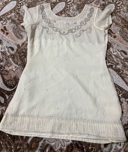 Elegant Embroidered Palazzo Suit