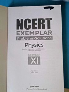 NCERT Exemplar Problems Solutions Physics Class 11