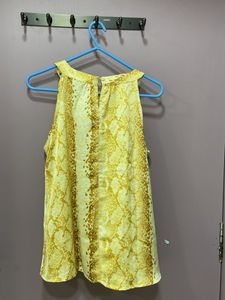 yellow party top