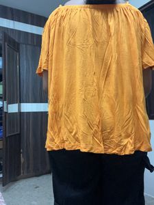 Off Shoulder Top With Adjustable Strap
