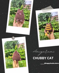 Crochet Amigurumi Chubby Cat