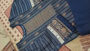 Nevy Blue Pashmina Suit