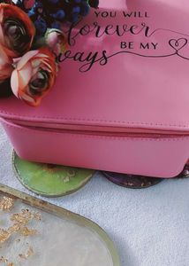 Pink Cosmetic Travel Case