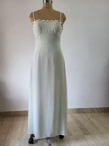 Vintage Pale Green Maxi Dress
