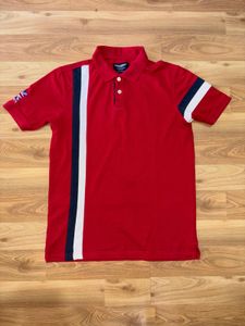 HACKETT x ASTON MARTIN Red Polo Shirt