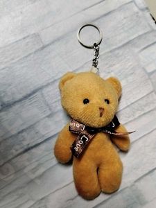 Combo Of 1set bracelet And Teddy Keychain.