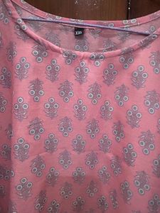 Pink Floral Kaftan Dress