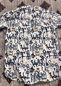 Multicolour full sleeve cotton lycra stylish shirt