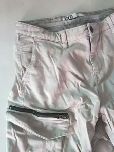 Beige Cargo Pants