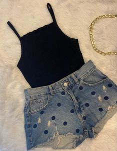 Sleek Black Cami Top