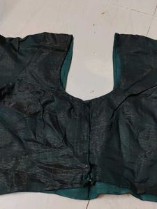 Dark Green Colour Blouse