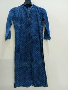 Branded Denim Kurti