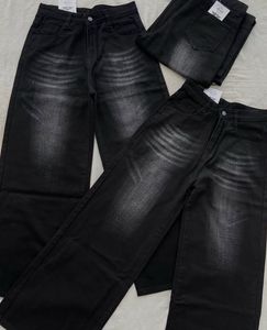 Black Wide Les Jeans