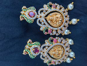 Elegant One Gram Gold Earrings