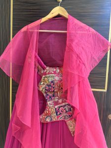 Pink Lehenga Choli (check Description)
