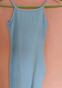 Blue Cutout Bodycon Dress