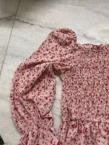 Floral Printed Bell Sleeves Top