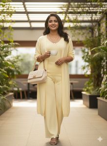 Yellow Wool 3-Piece Cord Set