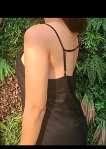 Black Slip Dress mango chumbak zara