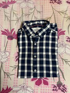 Navy Blue L 42 Slim Fit Shirt