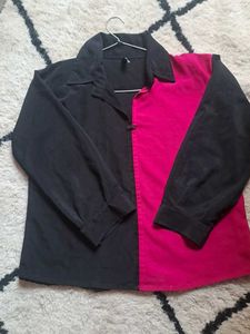 Color Block Long Sleeve Shirt
